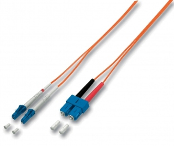 Equip LC/SC Fiber Optic Adapter Cable- OM1/OM2
