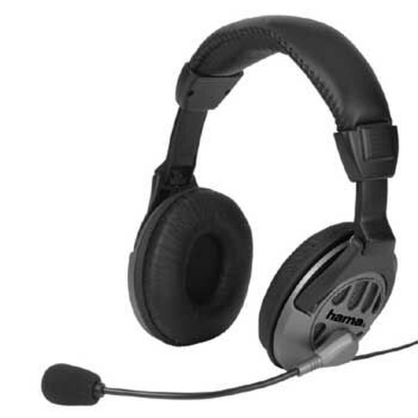Hama Headset CS-408 Стереофонический Черный гарнитура