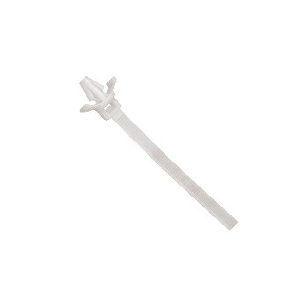Hama Cable Tie push-mount head 190 mm, 25 pieces, releasable, nature White cable tie