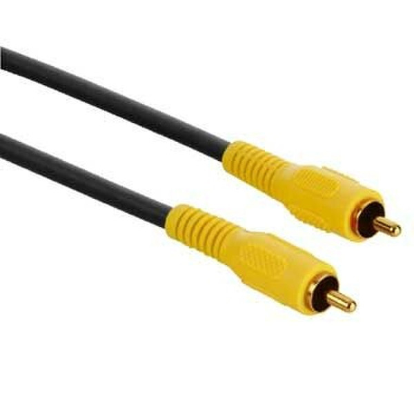 Hama Video Cable RCA (phono) Plug - RCA (phono) Plug, 15 m 15m RCA RCA Black composite video cable