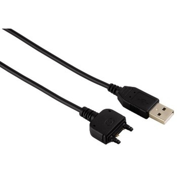 Hama USB Data Cable Sony Ericsson W880i Black mobile phone cable