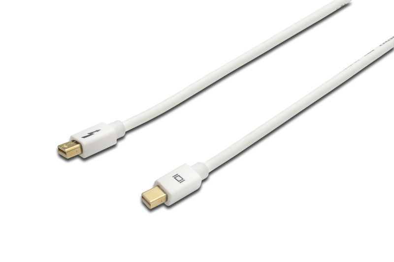 ASSMANN Electronic AK-630100-020-W 2m mini DisplayPort mini DisplayPort White DisplayPort cable