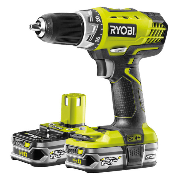 Ryobi RCD18022L Pistol grip drill Lithium-Ion (Li-Ion) 1.3Ah Black,Yellow
