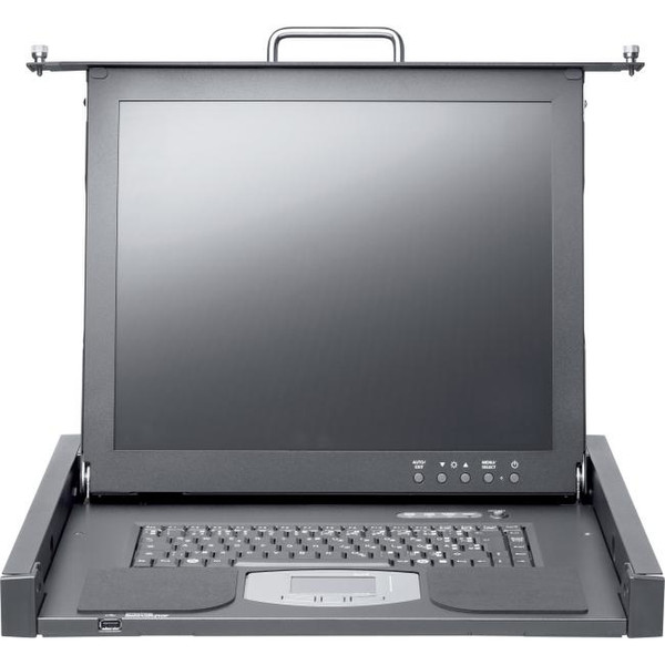 Fujitsu RC25 17" 1280 x 1024пикселей Серый 1U rack-консоль