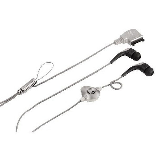 Hama In-Ear-Mobile-Stereo-Headset Binaural Wired Silver mobile headset