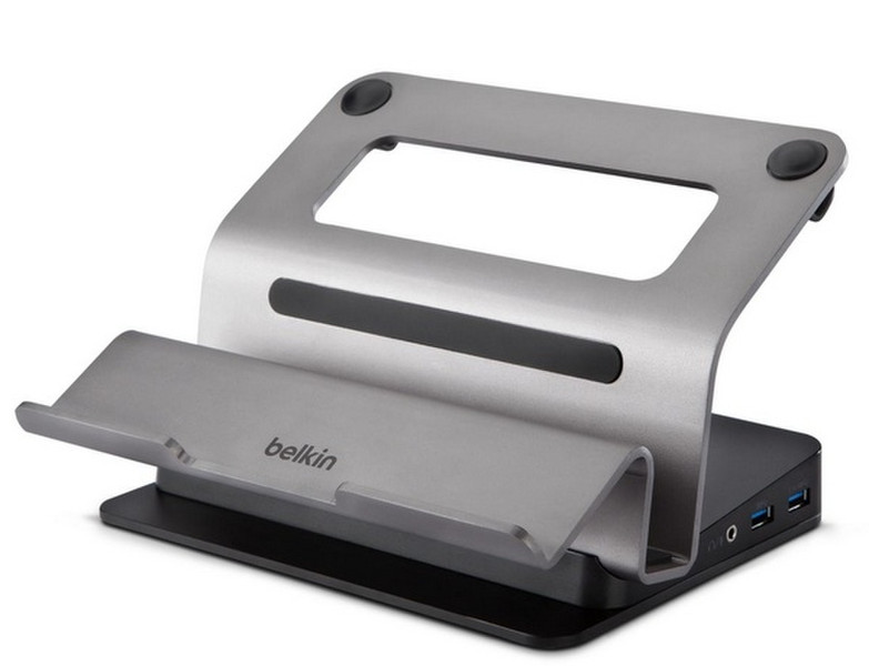 Belkin USB 3.0 Dual Video Dock USB 3.0 (3.1 Gen 1) Type-A Black notebook dock/port replicator