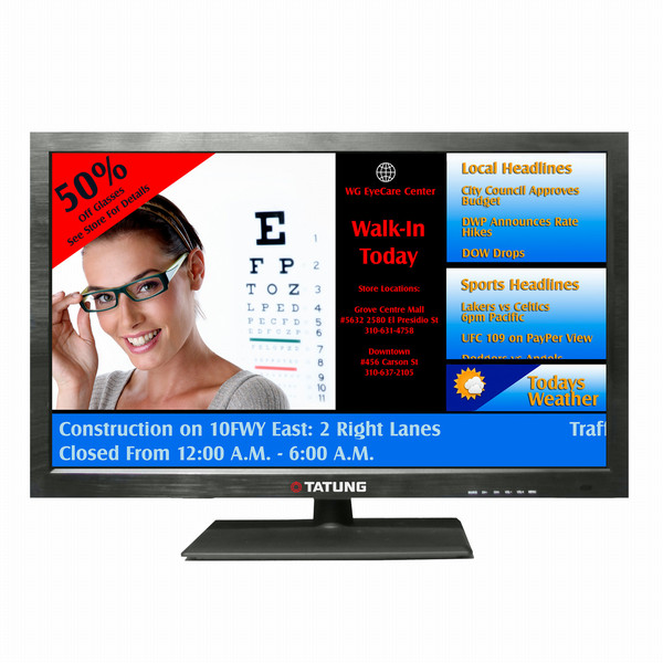 Tatung TME32 31.5Zoll Full HD Schwarz Computerbildschirm LED display