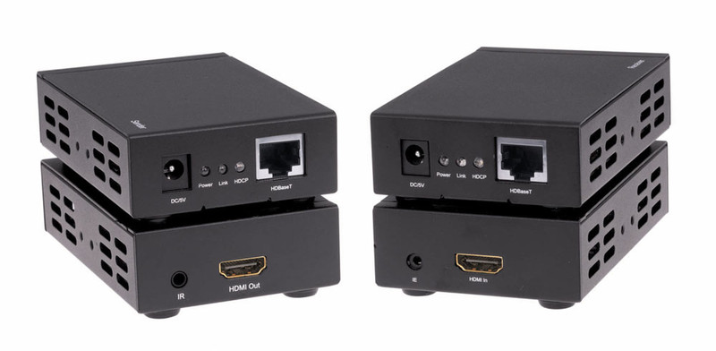 Kanex HDBASE100M AV transmitter & receiver Schwarz Audio-/Video-Leistungsverstärker