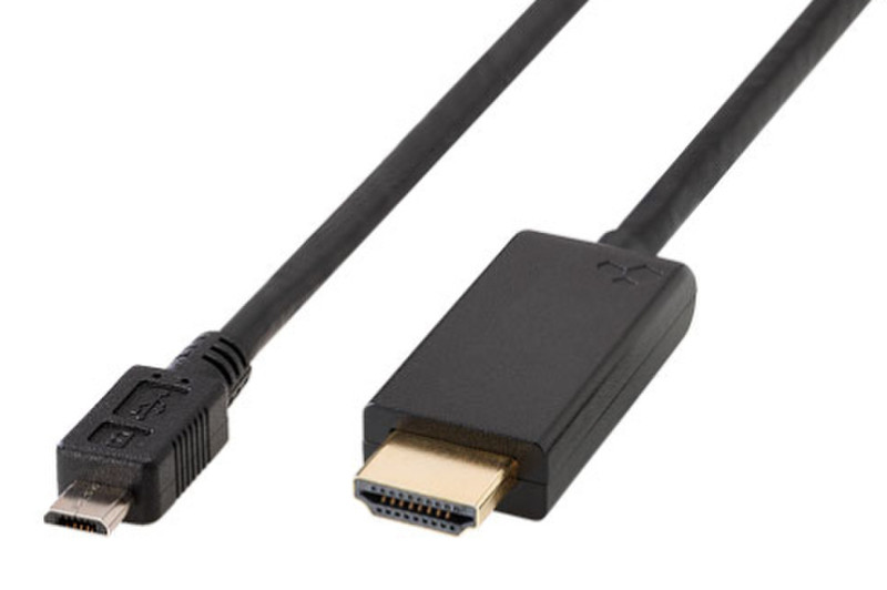 Kanex MHLPASS10FT HDMI microUSB Черный кабельный разъем/переходник
