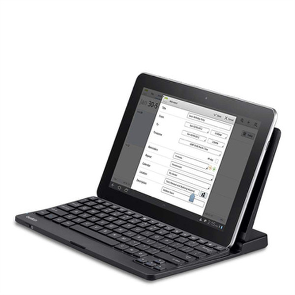 Belkin YourType w/Stand Bluetooth QWERTY Black