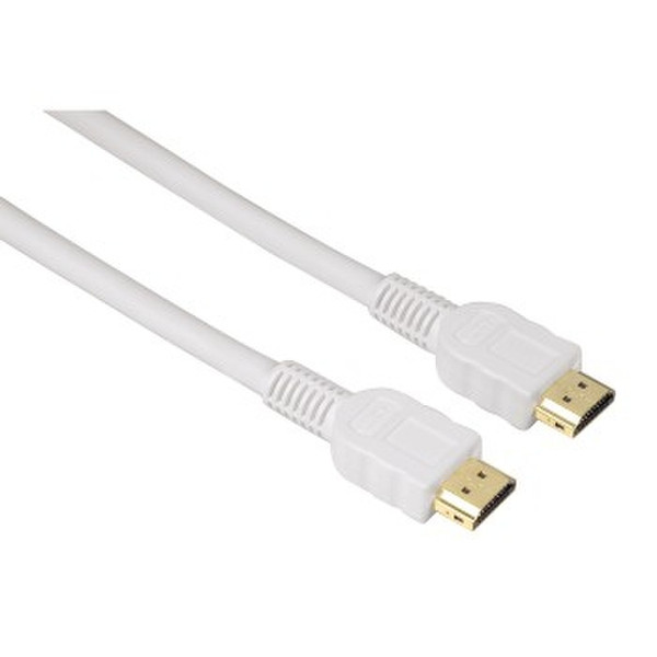 Hama HDMI Connecting Cable, Plug - Plug, 2 m 2м HDMI HDMI Белый HDMI кабель