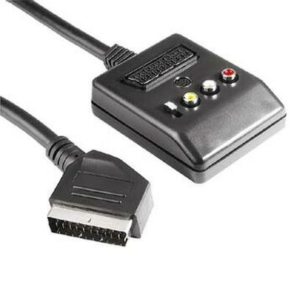 Hama Scart - S - switch 0.5m S-Video (4-pin) Schwarz