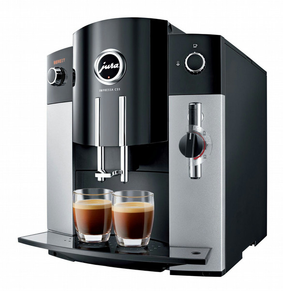 Jura IMPRESSA C55 Platin Espressomaschine 1.9l Schwarz, Platin