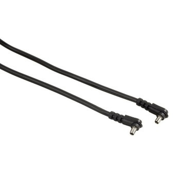 Hama Coiled sync cable 1.5m Black camera cable