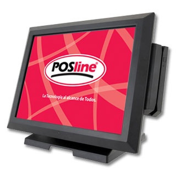POSline TS8060 1.8GHz D525 15Zoll 1024 x 768Pixel Touchscreen Schwarz