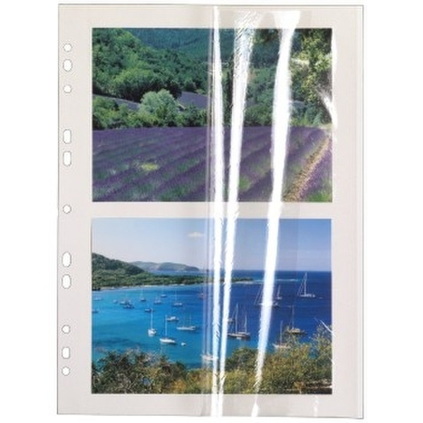 Hama Card pages for ring-binder photo albums A4, White Fotoalbum