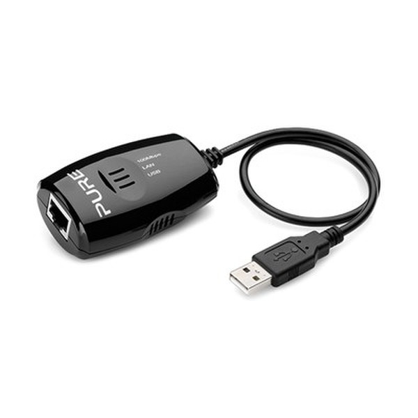 Pure USB-A Ehternet Adapter USB-A Ethernet Черный