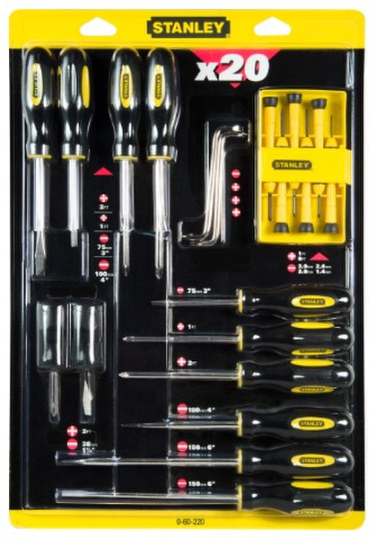 Stanley 0-60-100 Set manual screwdriver/set