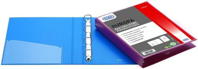 Elba Europa Polypropylene (PP) Blue ring binder