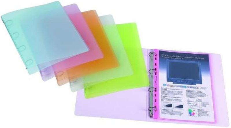 Elba Emozioni Polypropylene (PP) Transparent ring binder