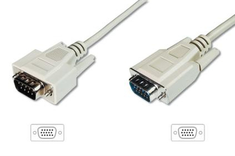 Digitus VGA 3m VGA (D-Sub) VGA (D-Sub) Beige cable