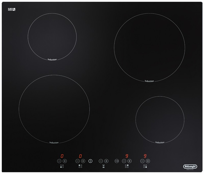 DeLonghi PIN 60 TC built-in Electric induction Black