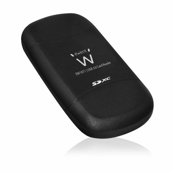 Ewent EW1071 USB 3.0 Черный устройство для чтения карт флэш-памяти