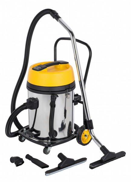 Powerplus POWX325 Drum vacuum 60L 2400W Silver,Yellow vacuum