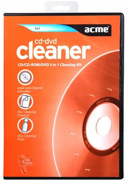 ACME CD/DVD Cleaner 3 in 1