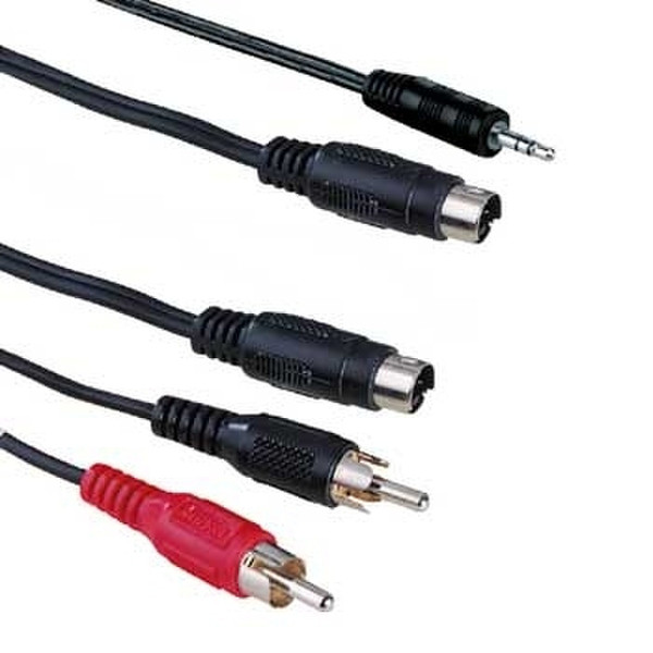 Hama DVD Cable S-Video, S-Video, 5 m 5м Черный S-video кабель