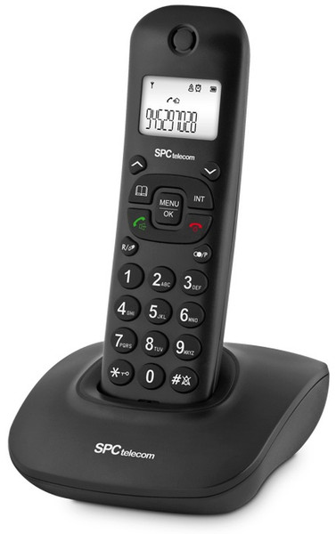 SPC 7255N DECT Идентификация абонента (Caller ID) Черный телефон