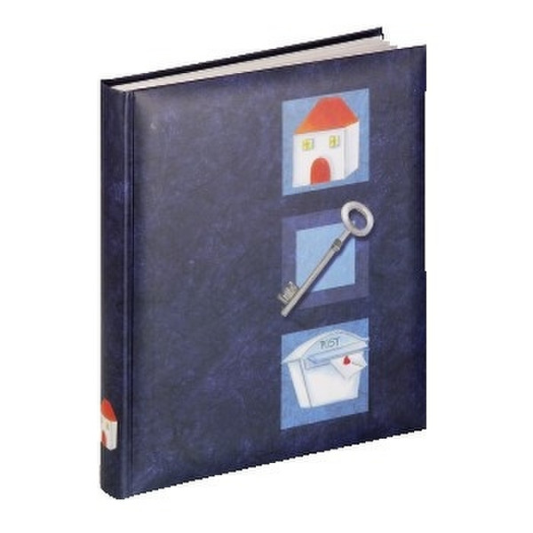 Hama Buchalbum Unser Haus 26x30/60, Blau Blue photo album