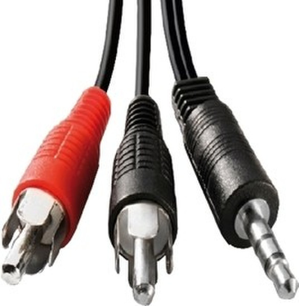 One For All CC 1120 1.5m 2 x RCA 3.5mm Black