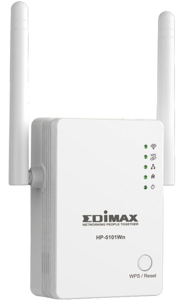 Edimax AV500 Nano 500Mbit/s Ethernet LAN Wi-Fi White 1pc(s) PowerLine network adapter