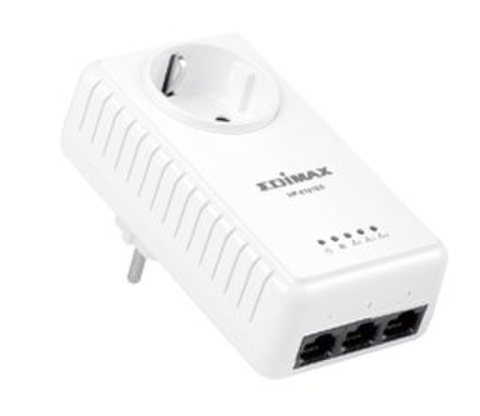 Edimax HP-5101ES 500Мбит/с Подключение Ethernet Белый 1шт PowerLine network adapter