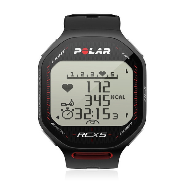 Polar RCX5 Black sport watch