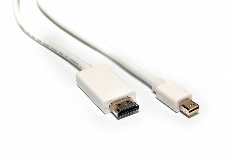 Bytecc MDPHM 1.829m mini DisplayPort HDMI White video cable adapter