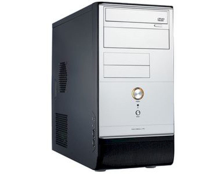 Primux ES386 Micro-Tower 500W Black,White computer case