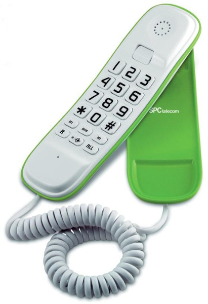 SPC 3601V Analog Grün, Weiß Telefon