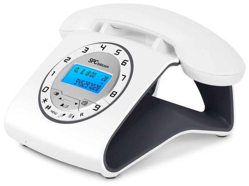SPC 3606N Analog Anrufer-Identifikation Schwarz, Weiß Telefon