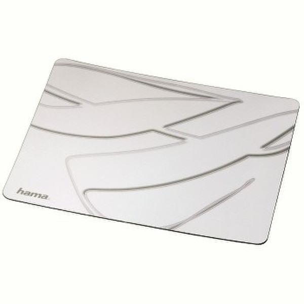 Hama Silk Pad, white-silver Black,White mouse pad