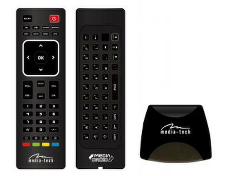 Mediatech MT1421 IR Wireless Press buttons Black remote control