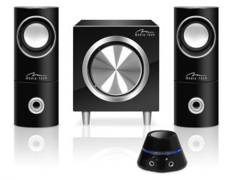 Mediatech MT3325 2.1 21W Black speaker set
