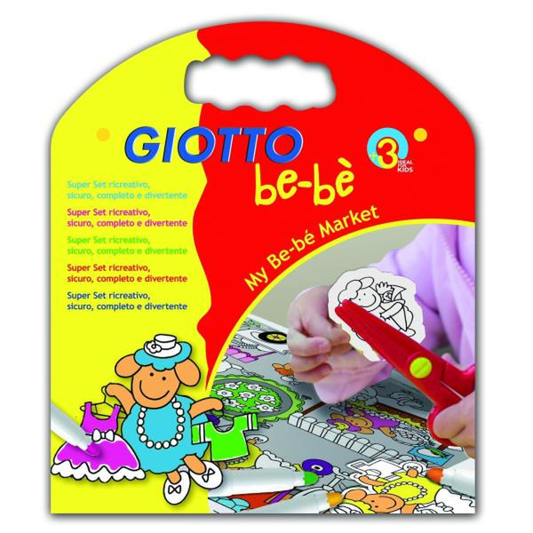 Giotto Be-Be My Market Coloring picture set