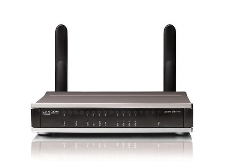 Lancom Systems 1781A-4G Подключение Ethernet ADSL2+ Черный проводной маршрутизатор