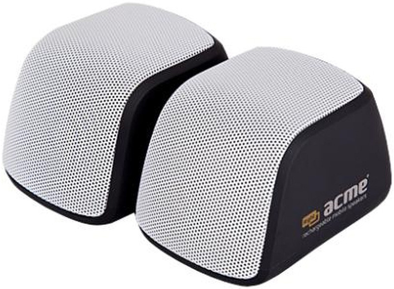 ACME SP101 Stereo 4W Schwarz, Weiß Tragbarer Lautsprecher