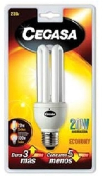 Cegasa 003882 20W E27 White energy-saving lamp