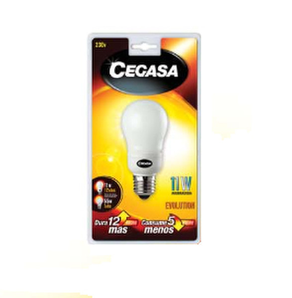 Cegasa 100257 11W E27 Unspecified White energy-saving lamp