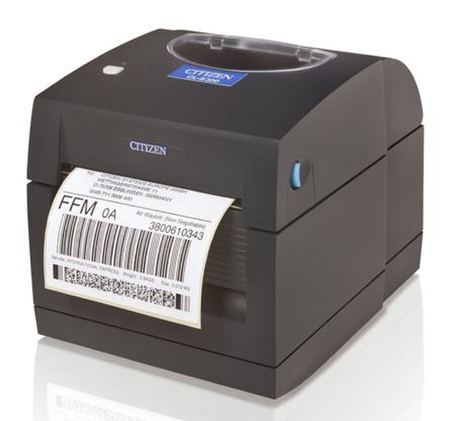 Citizen CL-S300 Прямая термопечать 203 x 203dpi Черный устройство печати этикеток/СD-дисков