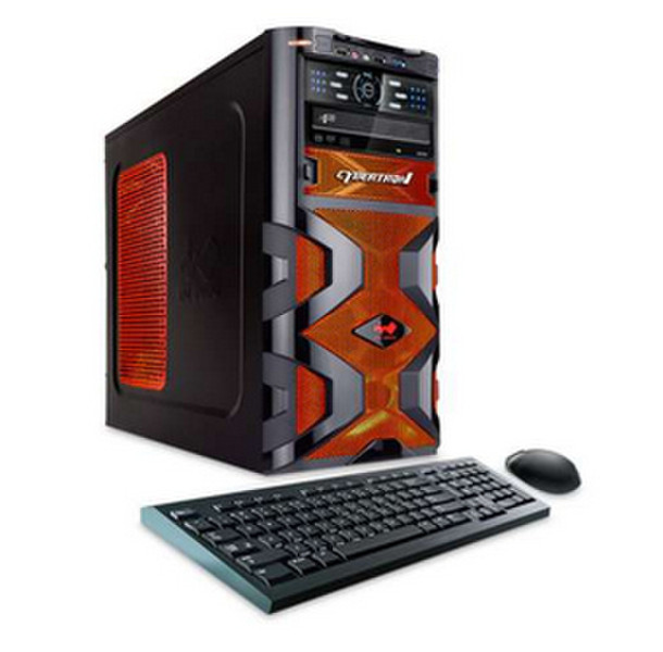 CybertronPC Assassin GM2242E 4.2GHz FX 4170 Midi Tower Black,Orange